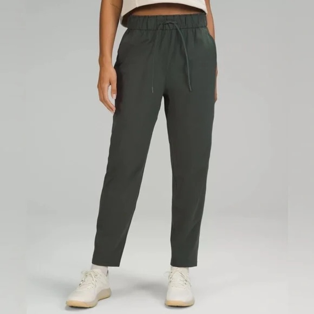 Lululemon Stretch High-Rise Pant 7/8‎ Length Pants In Smoked Spruce Size 4